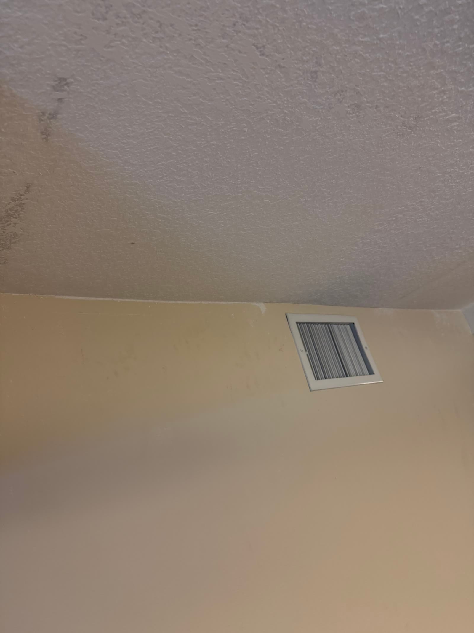 Finished drywall and ceiling corner repair after repiping in Melbourne FL